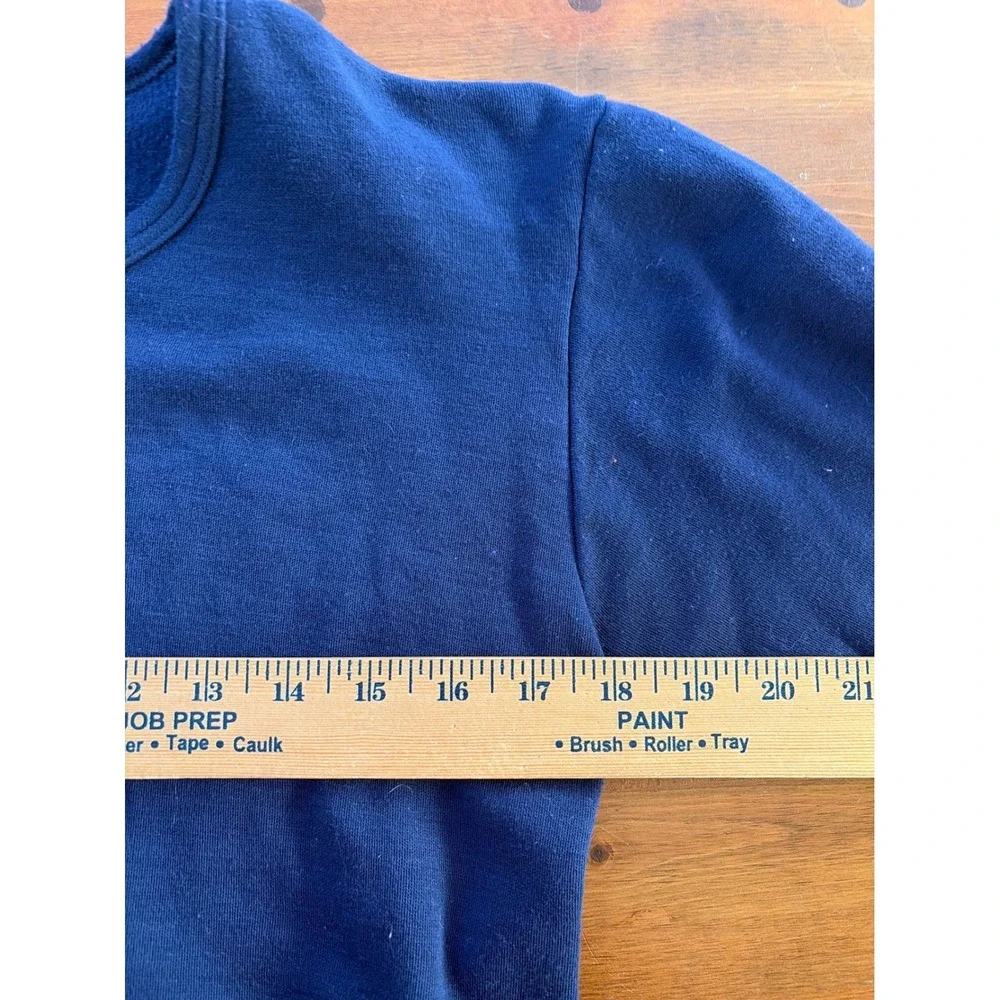 Vintage Cabelas Mens Medium Navy‎ Blue Polypropylene Thermal Base Layer Top USA